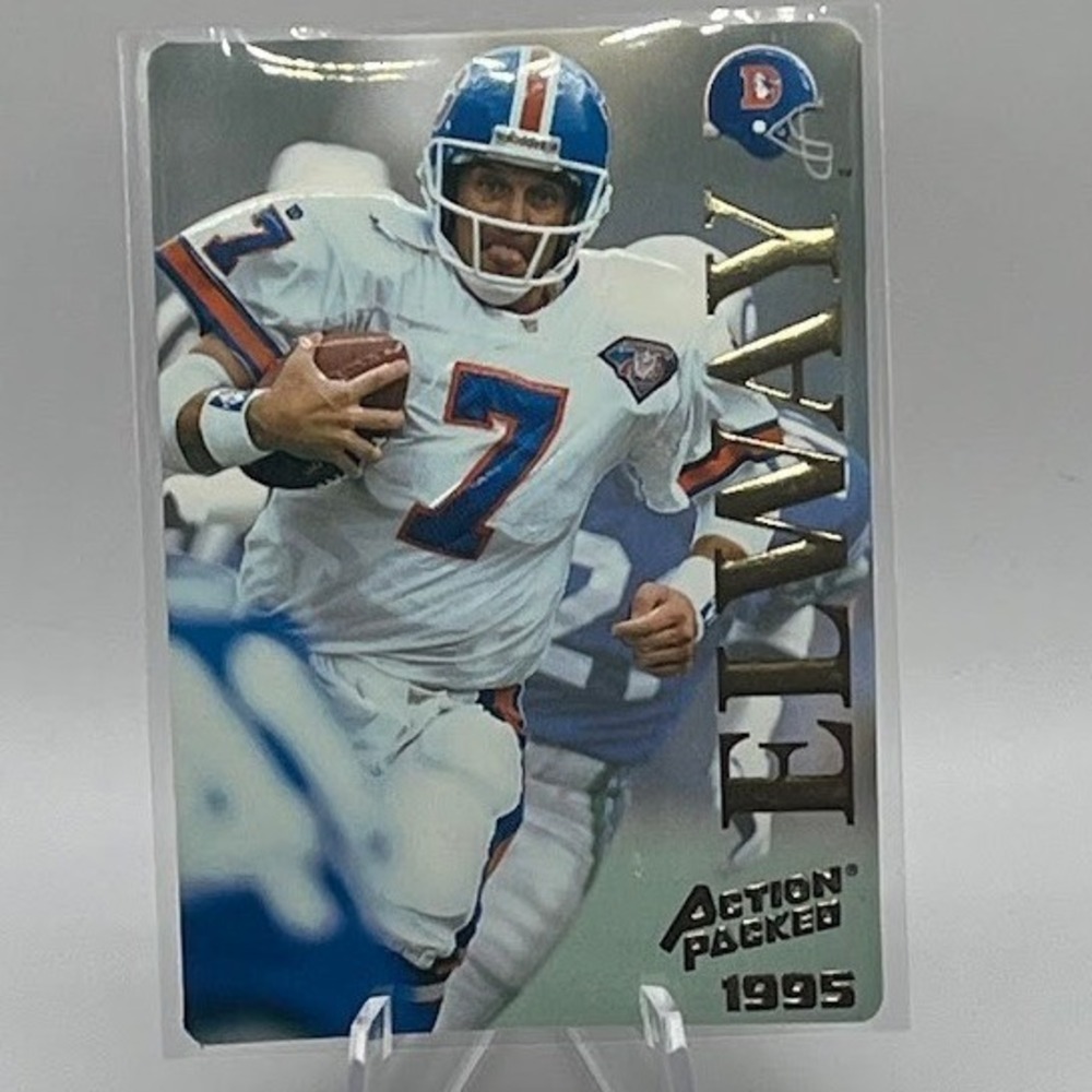 John Elway 1995 Action Packed 14 NFL Denver Broncos Football Trading Card